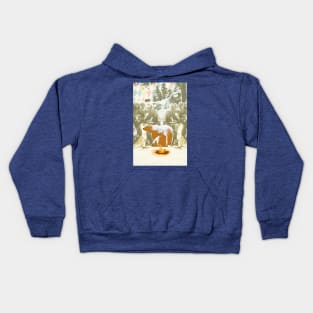 WINTER BEARS Kids Hoodie